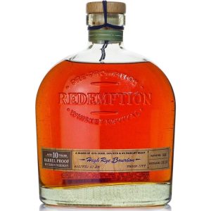 Redemption Barrel Proof Rye Whiskey 10 Year 750ml - Image 1