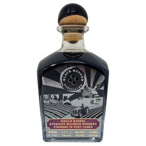 Black Button Port Finished Single Barrel Bourbon (750mL) - Image 1