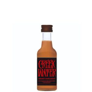 Creek Water Cinnamon Flavored Whiskey (12 x 50mL) - Image 1