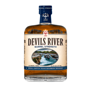 Devils River Barrel Strength Small Batch Texas Bourbon Whiskey - Image 1
