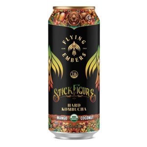 Flying Embers Mango-Coconut Hard Kombucha 12-Pack - Image 1