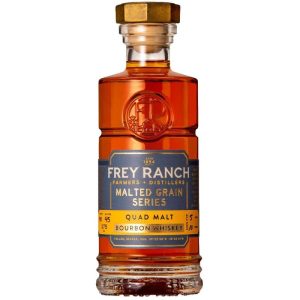 Frey Ranch Malted Grain Series 'Quad Malt' Bourbon Whiskey (375ml) - Image 1