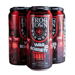 Frogtown Brewery 'War on Sobriety' DIPA Beer 4-Pack - Image 1