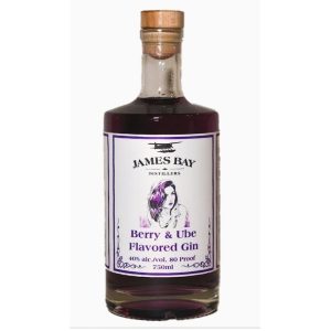 James Bay Berry & Ube Flavored Gin (750mL) - Image 1