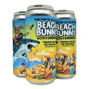 Paperback Brewing Co. Beach Bunny with a Chainsaw! Hazy IPA Beer 4-Pack - Image 1