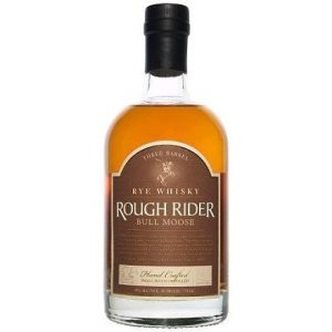 Rough Rider Rye Whisky Three Barrel Bull Moose (750ml) - Image 1