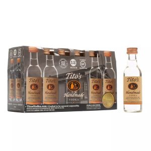 Tito's Handmade Vodka 12-Pack (50ml) - Image 1