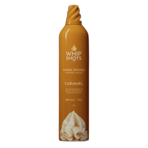 Whipshots Caramel Vodka Infused Whipped Cream (375ml) - Image 1