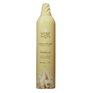 Whipshots Vanilla Vodka Infused Whipped Cream (375ml) - Image 1