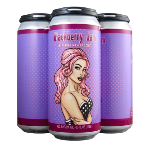 Wild Barrel Brewing 'Blackberry Jam' Imperial Pastry Sour Beer 4-Pack - Image 1