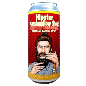 Wild Barrel Brewing 'Hipster Marshmallow Stout' Imperial Pastry Stout Beer 4-Pack - Image 1
