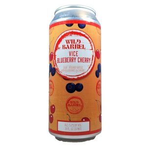 Wild Barrel Brewing 'Vice Blueberry Cherry' Sour Ale Beer 4-Pack - Image 1