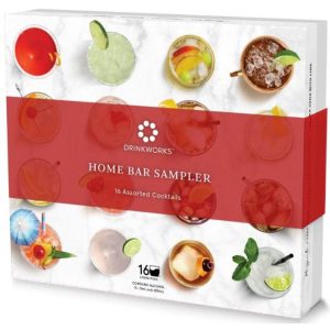 Drinkworks Home Bar Variety Sampler Pack | Contains x16 - 50ml Liquid Pods - Image 1